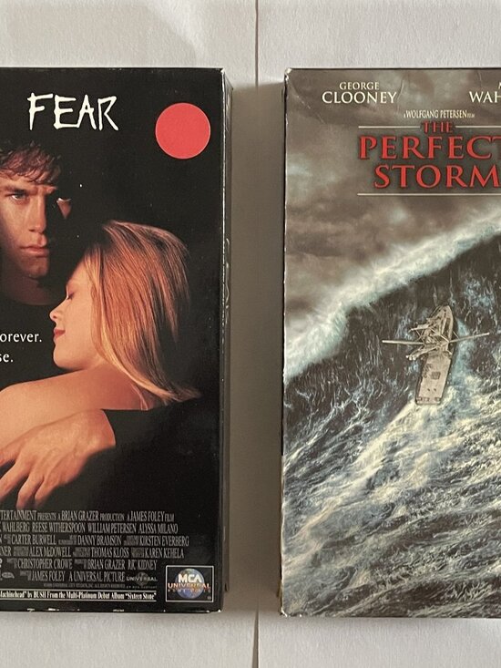 Other - The Perfect Storm VHS FEAR George Clooney Mark Wahlberg Alicia Silverstone